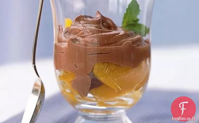 Mousse al cioccolato agrodolce à l'Orange