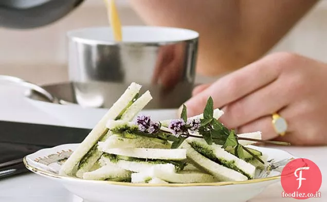 Cetriolo-Menta Chutney Tè panini