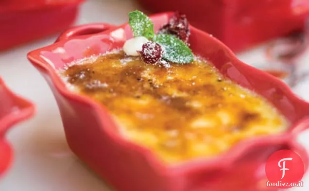 Cioccolato Bianco-Crème Brûlée ai mirtilli