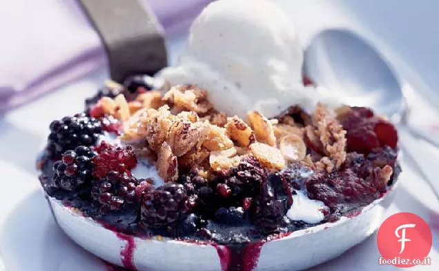 Patatine Triple-Berry con Meringa Streusel