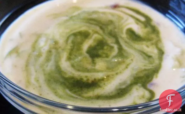 Cetriolo melograno e menta Raita-Un tuffo di yogurt