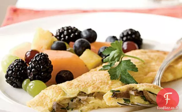 Frittata di funghi selvatici