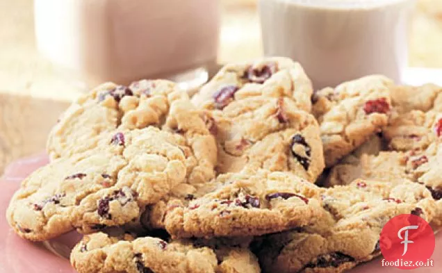 Biscotti al cioccolato bianco-mirtillo