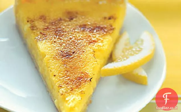 Crostata di Crème Brûlée al limone