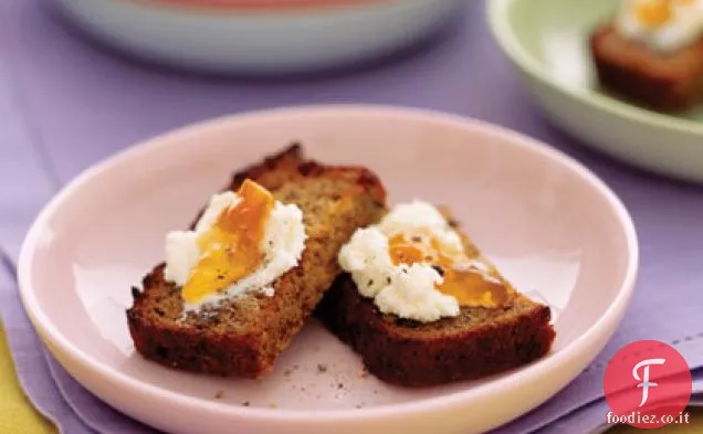 Bruschetta di pane alla banana