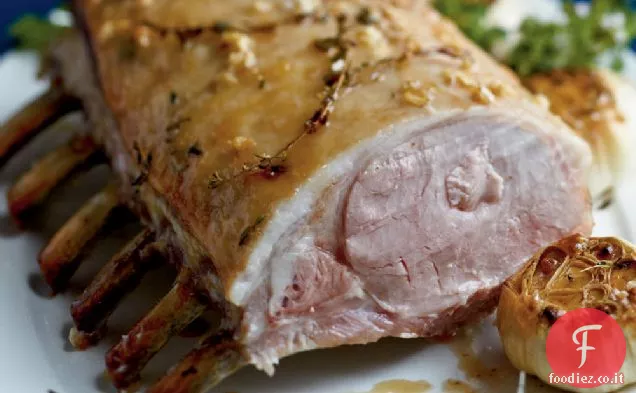 Lonza di maiale in salamoia con glassa di zucchero di canna-Bourbon