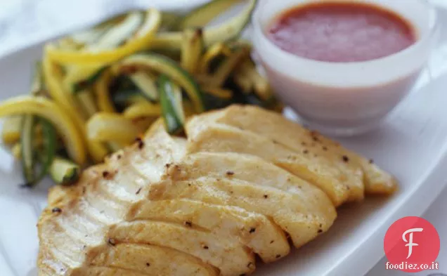 Baccalà scottato con salsa Cile