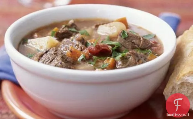 Manzo abbondante e stufato di patate