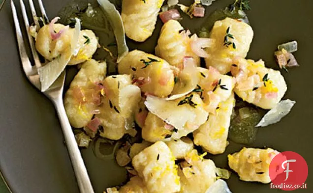 Gnocchi di Patate con Salsa al Limone e Timo