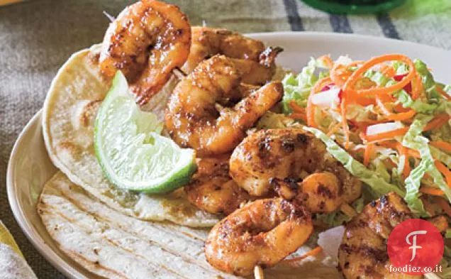 Tacos di gamberetti del sud-ovest