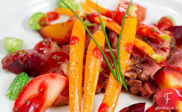 Anatra con Prugna e Sambuco Emulsione