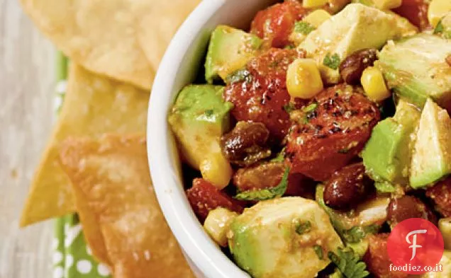 Avocado-Salsa di fagioli neri