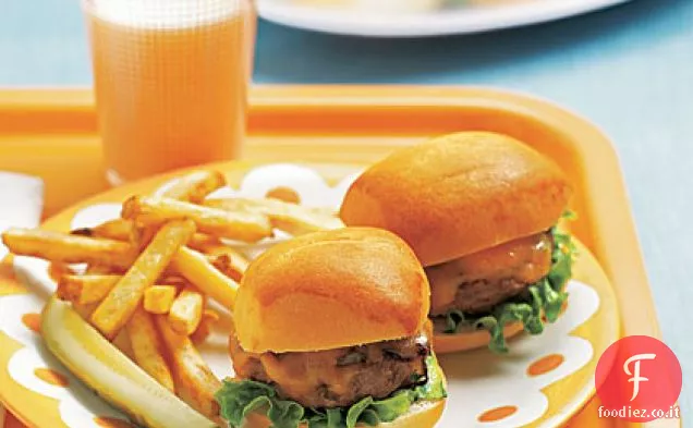 Mini hamburger di tacchino