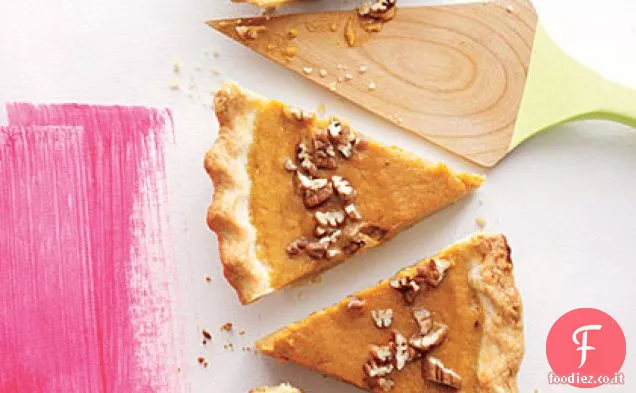 Torta di patate dolci e noci pecan