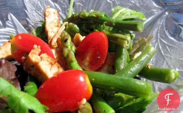 Insalata di pollo calda