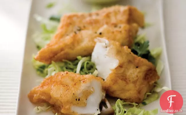 Merluzzo malconcio con salsa Marie Rose