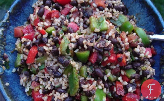 Ricetta insalata di riso integrale mediterraneo