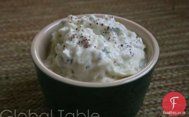 Salsa di cetriolo e yogurt (jajik)
