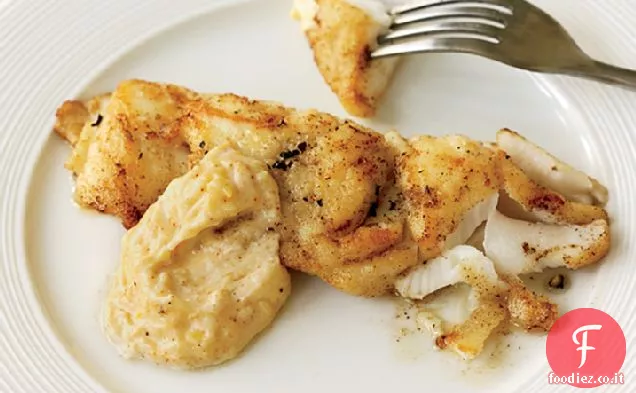 Baccalà scottato in padella con Aioli al Limone conservato