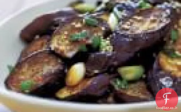 Melanzane al sesamo saltate in padella