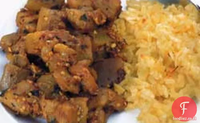 Melanzane al curry