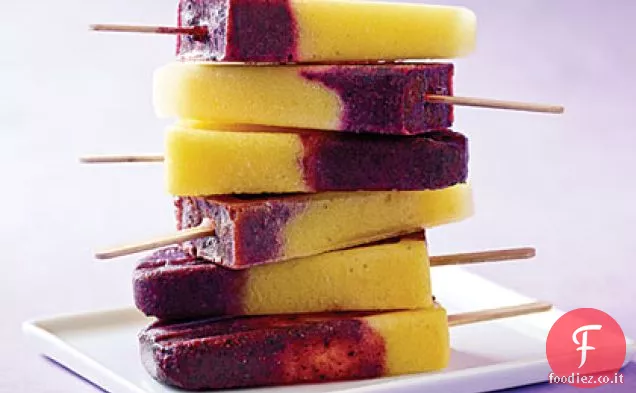 Ananas-Bacca ghiaccio Pops