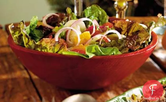 Insalata invernale di frutta e cetrioli