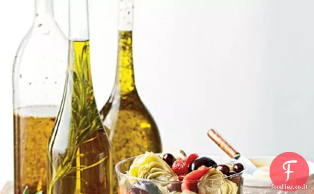 Oli d'oliva infusi alle erbe: francese