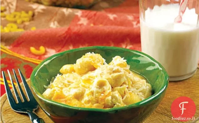 Maccheroni e formaggio extra-formaggio