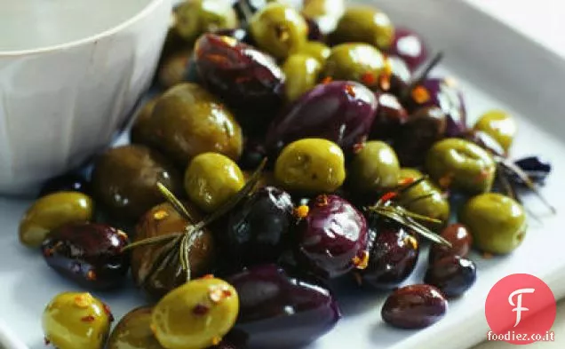 Olive calde al rosmarino