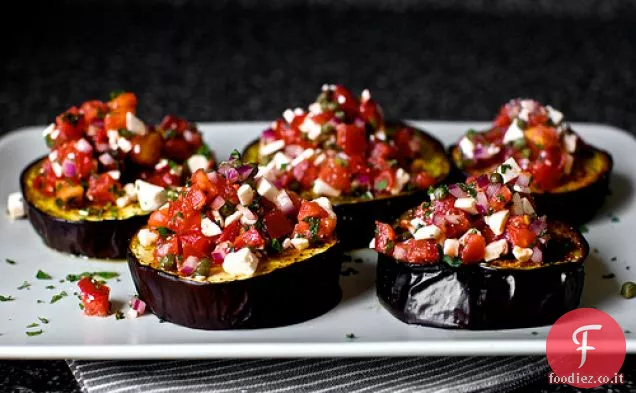 Melanzane Arrosto con Ricotta e Menta