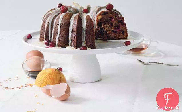 Torta al mirtillo rosso speziato