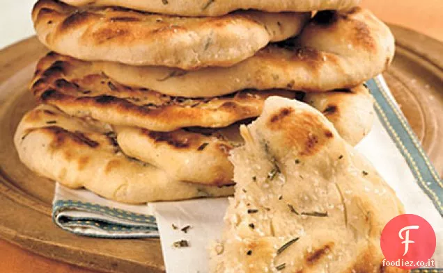 Focacce al rosmarino alla griglia
