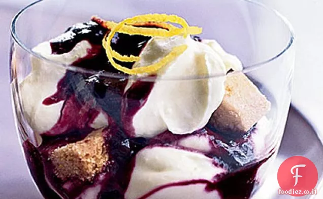 Semifreddi di Cheesecake al limone e mirtillo