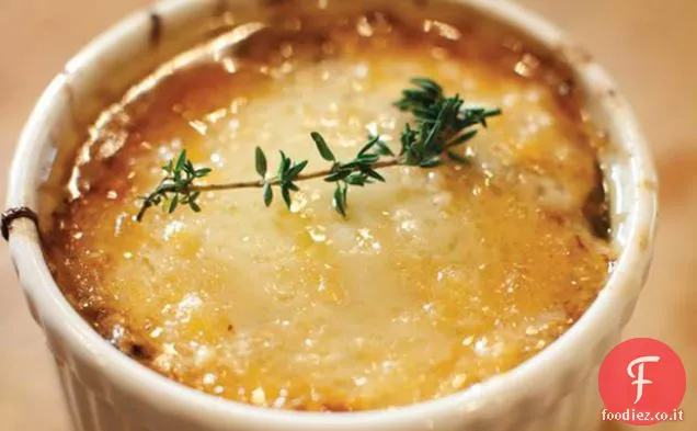 Zuppa di cipolle belga