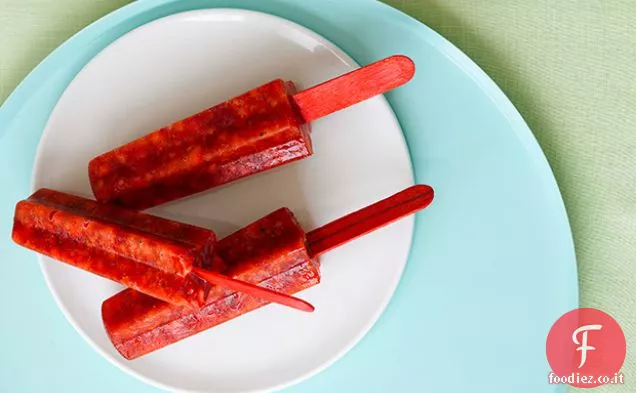 Balsamico-Fragola Pops
