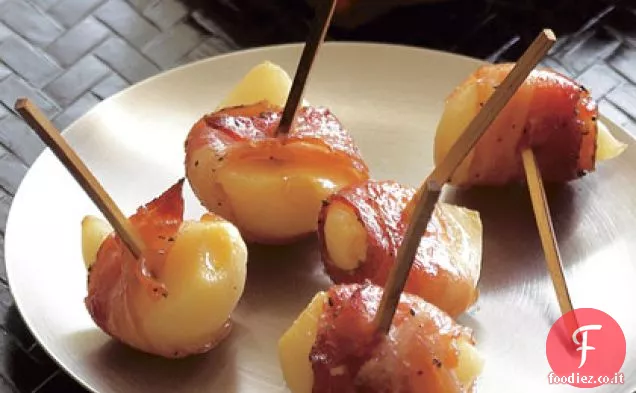 Aglio avvolto con pancetta