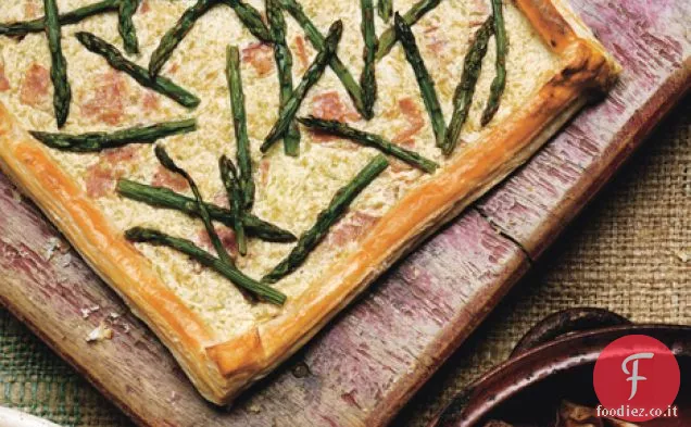 Crostata di Asparagi e Ricotta con Comte