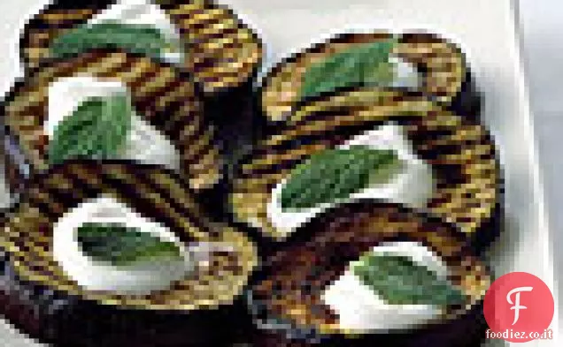 Melanzane alla griglia con Lebneh