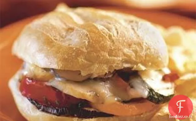 Panini di verdure arrosto