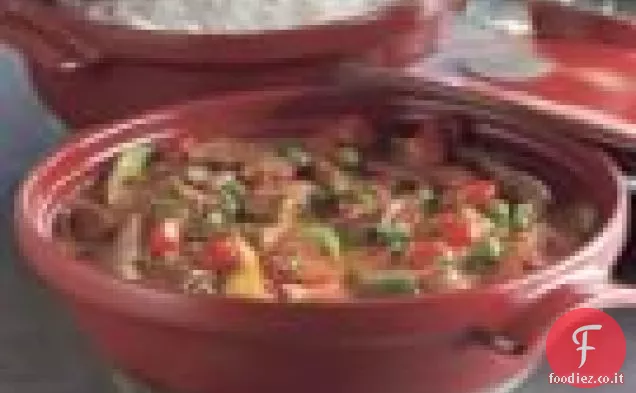 Thai Curry rosso Manzo e melanzane