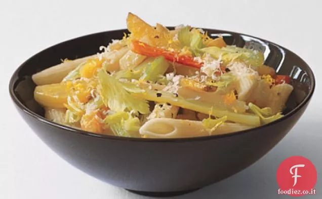 Penne al Limone e Ortaggi a Radice