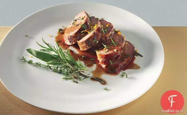 Maiale Marinato al Miele con Gremolata