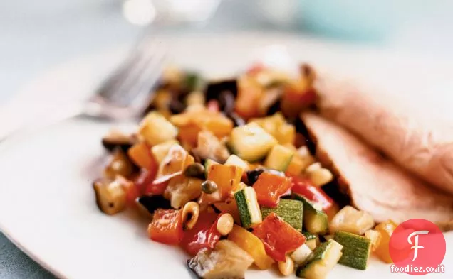 Caponatina vegetale agrodolce