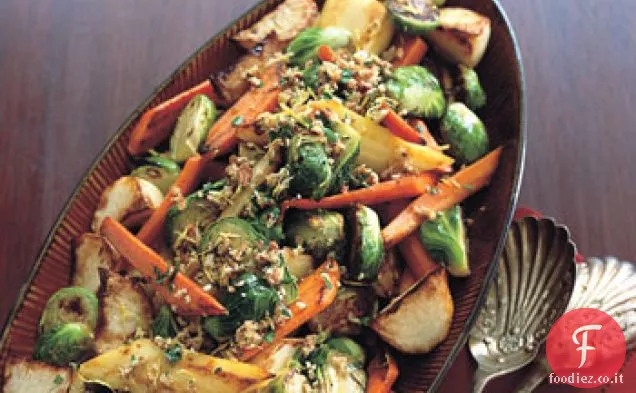 Verdure arrosto con Gremolata di Pecan