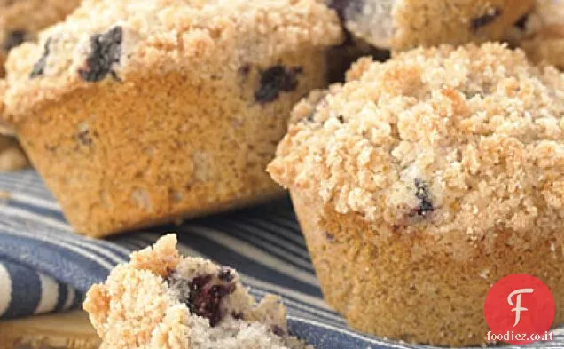 Muffin ai mirtilli con guarnizione Streusel