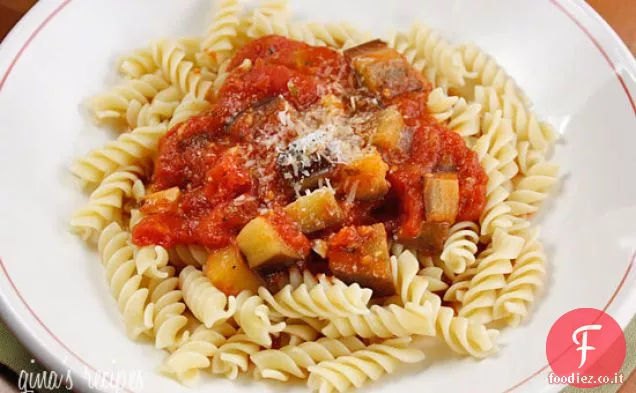 Melanzane e salsa di pomodoro