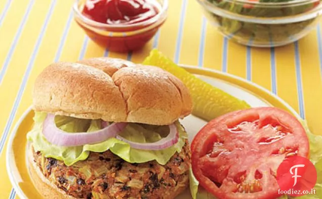 Hamburger di fagioli neri