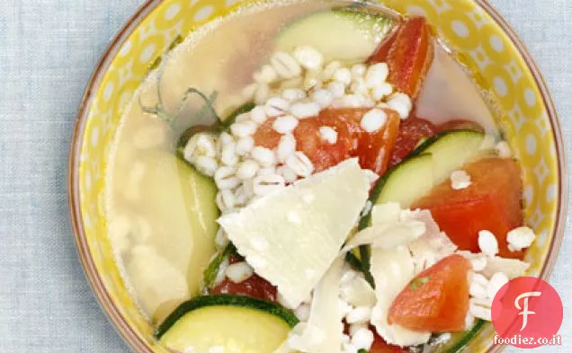 Zuppa di pomodoro e orzo