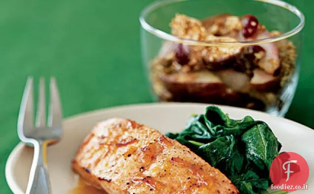 Salmone glassato agli agrumi